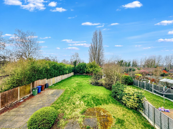 Crisp Suburban Garden Under Blue Skies.png