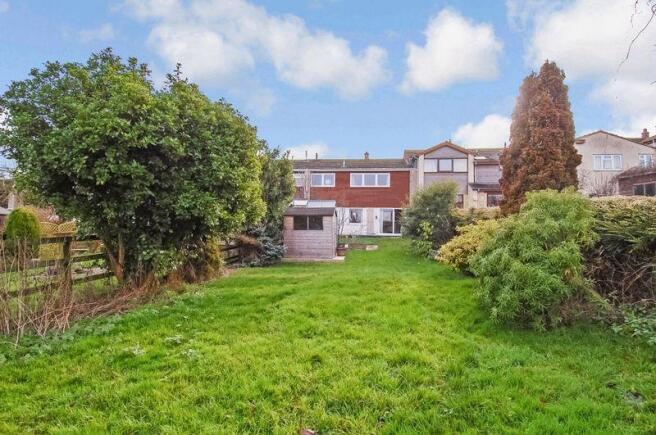 Rear of property