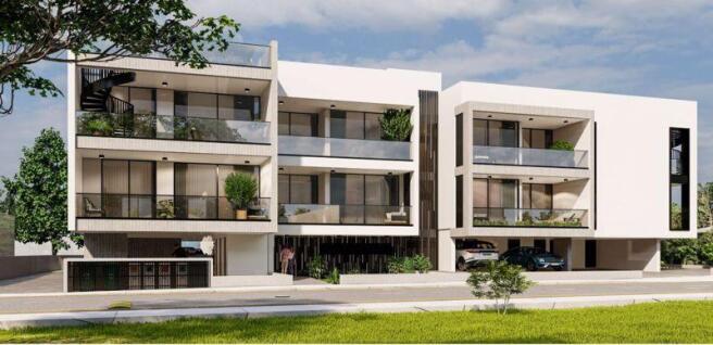 Front of Apartments