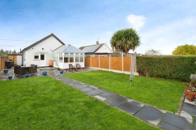 back of bungalow