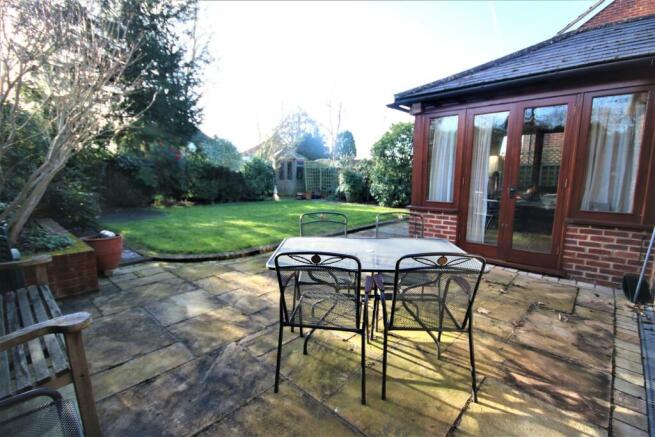 REAR GARDEN & PATIO:
