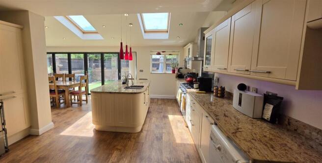 Kitchen, Family room,