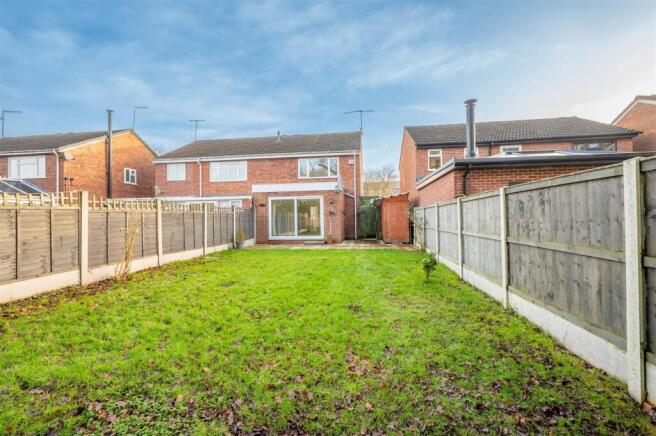 West Facing Rear Garden