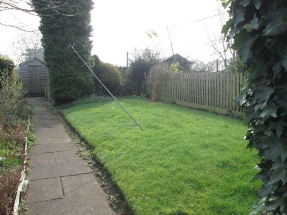 Rear garden