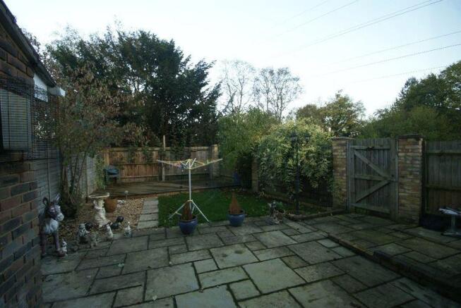 Rear garden