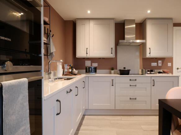 The kitchen in The Kensington house