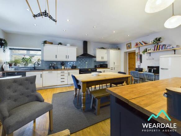 Living area and Kitchen