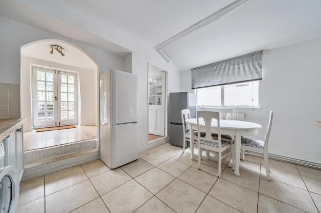 Kitchen/Dining Room leading to Sun Room
