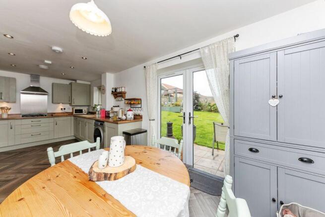 Kitchen/Diner View with Patio Doors