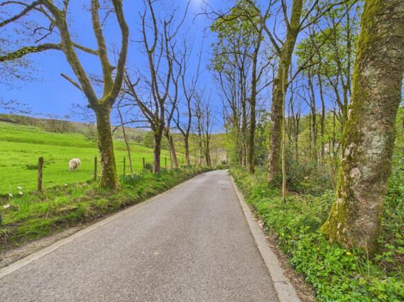Lane leading down to House