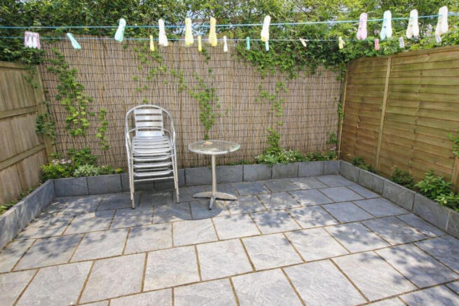 Sunny garden pati...