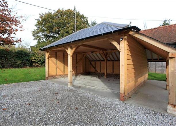 Oak Framed Garage