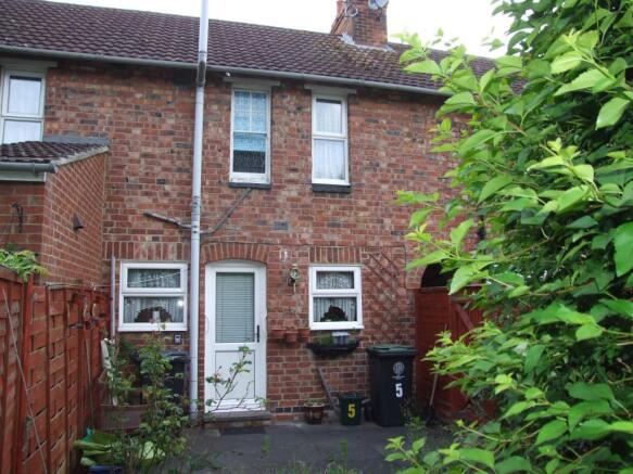Rear of property