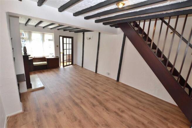 Lounge Area with Exposed Beams