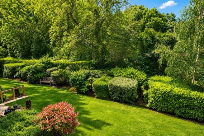 View over Communal Gardens and Hall Park Ground