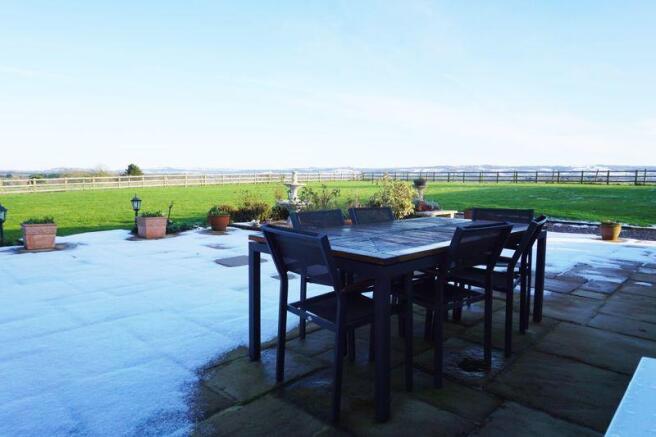 Rear garden an...