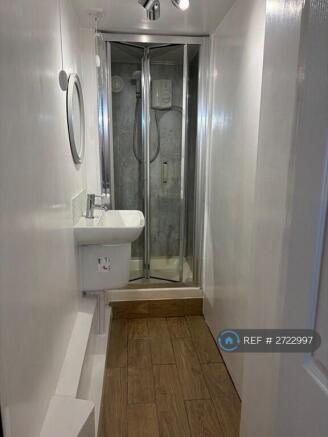 Room 1 Shower Room, No Toilet.