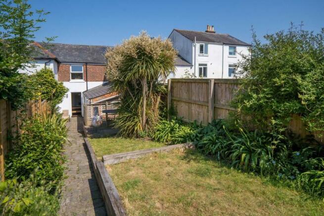 Rear elevation and garden