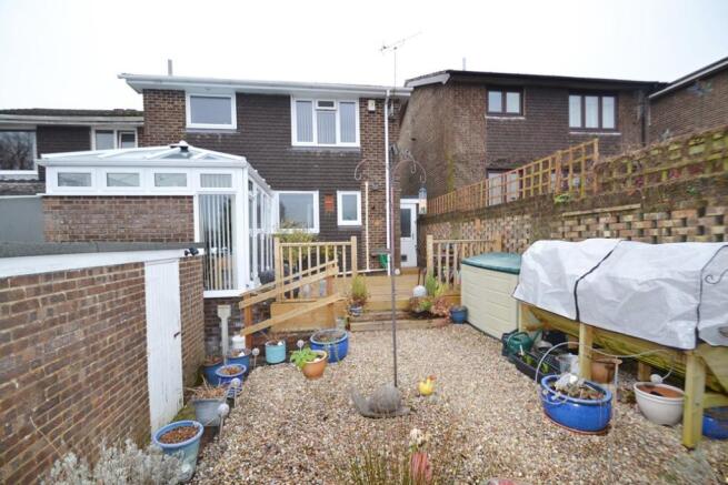Rear of property