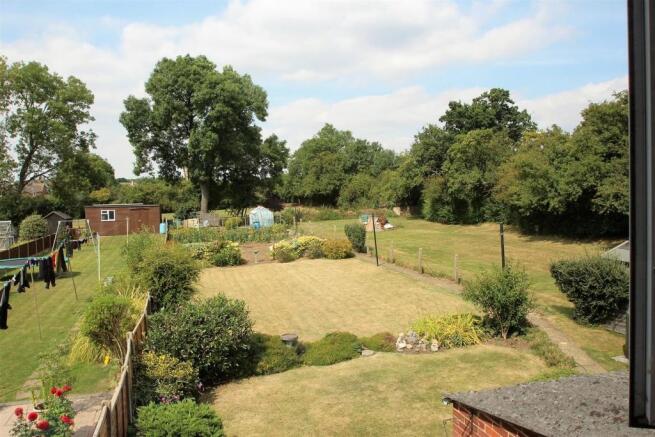 VIEW FROM BEDROOM ON