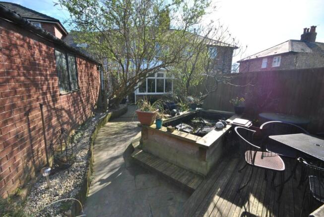 decked area