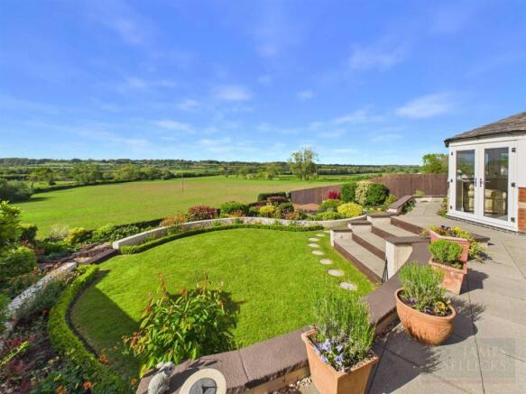 Landscaped Garden with stunning views