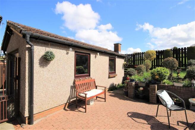Patio and Garage