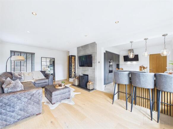 Living Area & Kitchen