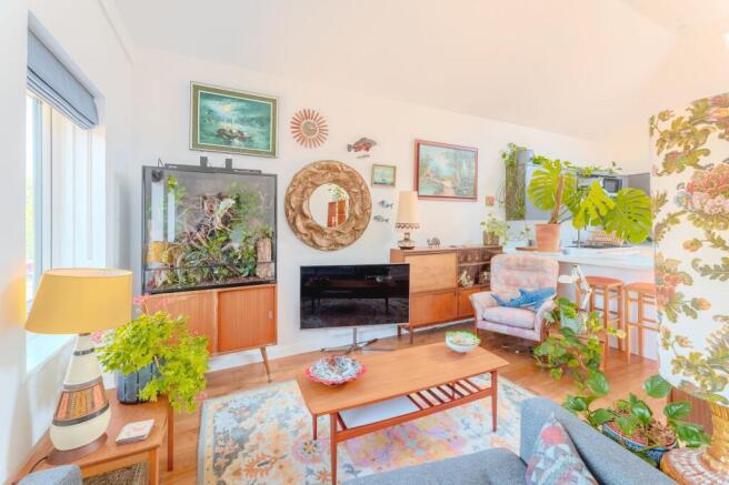Open Plan Living Area & Kitchen on First Floor