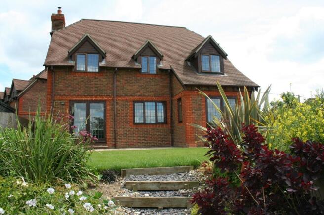 Rear of property