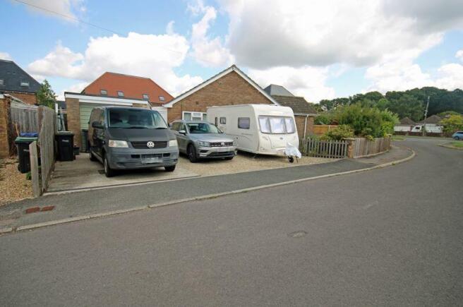 Dirveway and garage