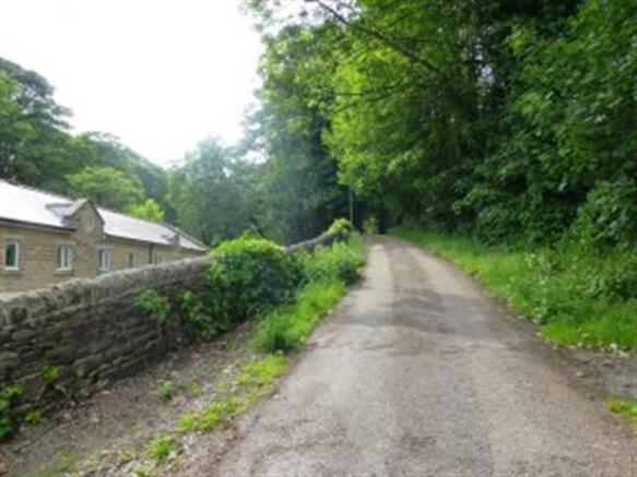 Country lane to rear of property