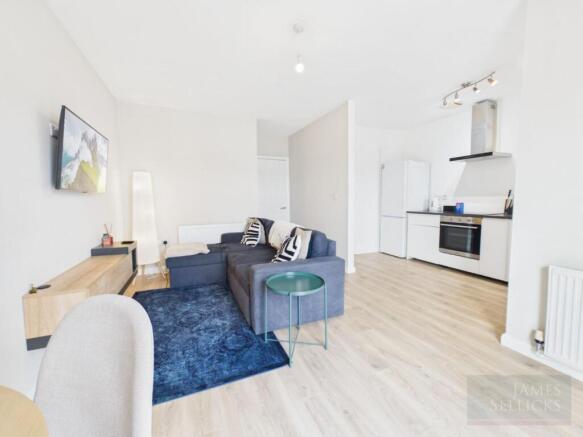 Open Plan Living Area & Kitchen
