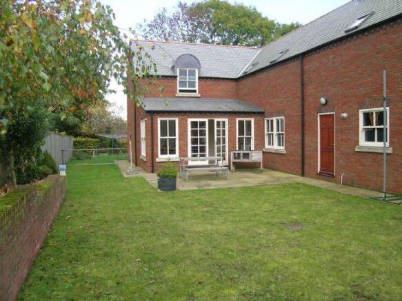 Rear garden