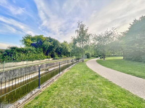 River and parkland view