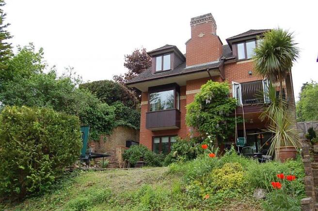 Rear of property