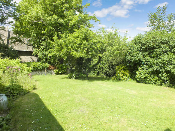 Rear lawn