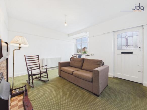 Living Room with electric fire