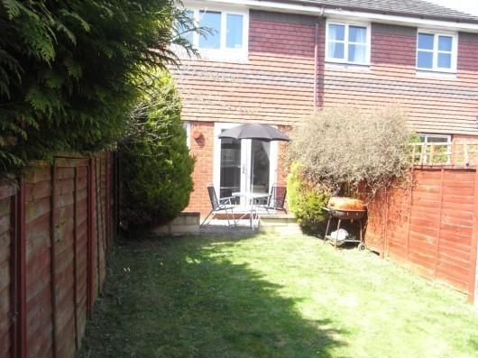Rear of property