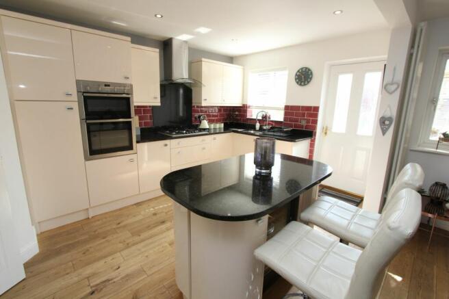 Kitchen open to the Living Room