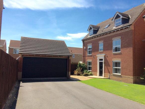 Front with Garage and Parking