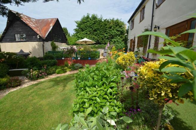 Garden and barn