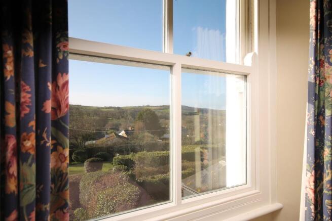 View through window