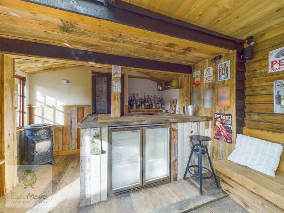 Covered Patio Area And Bar