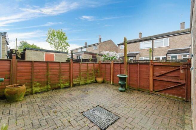 Rear courtyard