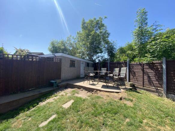 Patio Area & Garage