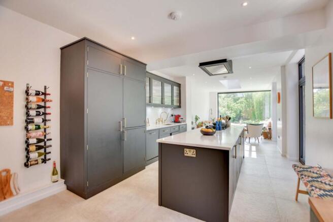 Extended Open-Plan Fitted Kitchen Dining Room