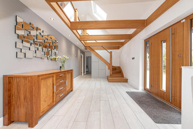 Galleried entrance hallway