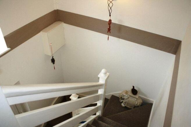 Stairs to first...