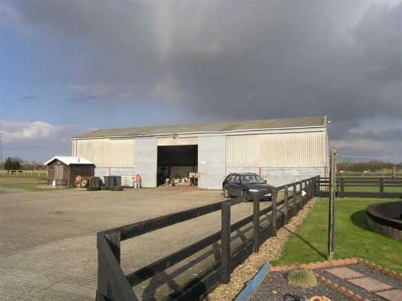 Yard and buildings